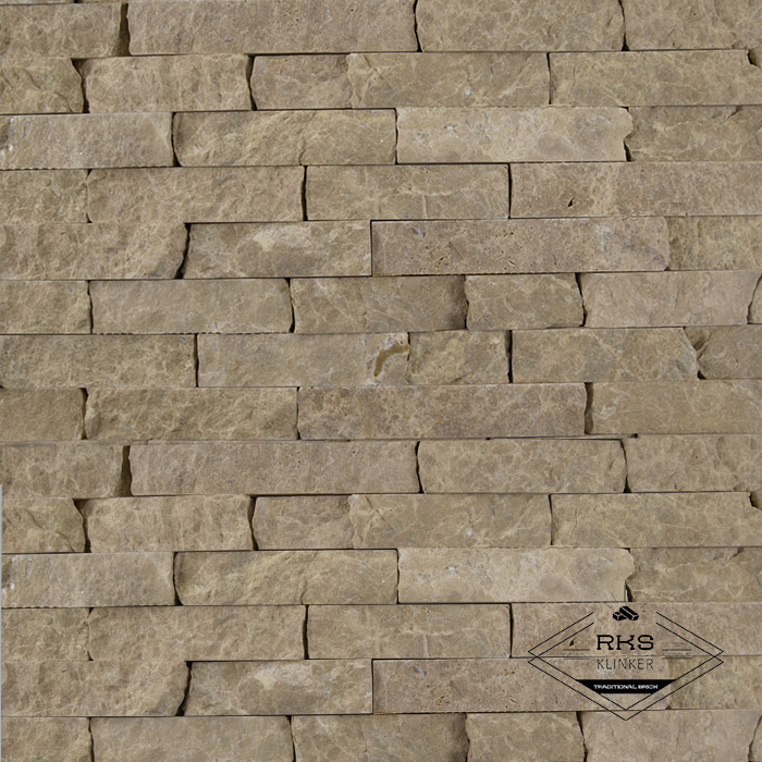Фасадный камень Полоса - Мрамор Emperador Light в Саратове